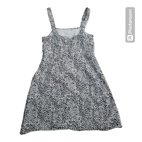 đź’•American eagle cotton and linen blend leopard print dress - Picture 2 of 6